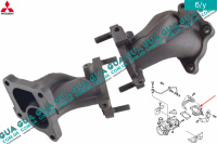 Выпускной патрубок турбины ( колено / фланец ) Mitsubishi / МИТСУБИСИ PAJERO III 2000-2006 / ПАДЖЕРО 3 00-06 3.2DI-D (3200 куб.см.)