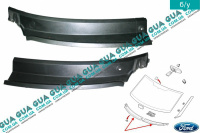 Пластик под лобовое стекло комплект ( решетка стеклоочистителя ) Ford / ФОРД TRANSIT 2006- / ТРАНЗИТ 06- 3.2TDCI (3199 куб.см)