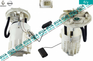 Датчик уровня топлива в баке ( колба ) Renault / РЕНО KANGOO 1997-2007 / КАНГУ 97-07 1.5DCI (1461 куб.см.)