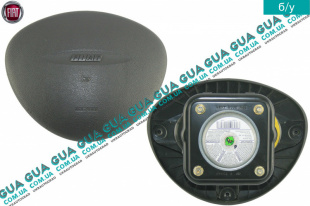 Подушка безопасности AirBag ( руль ) Fiat / ФИАТ PUNTO 1999- / ПУНТО 1.9D (1910 куб.см.)
