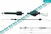 Трос газа ( акселератора ) L 435/790 мм Nissan / НИССАН KUBISTAR 1997-2008 / КУБИСТАР 97-08 1.2 (1149 куб.см.)