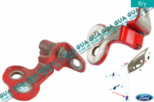 Петля ( навес ) правой двери передней нижняя   