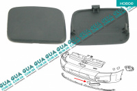 Заглушка переднего бампера правая c 07-