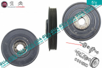 Шкив коленвала демпферный 6 ручейков ( Шкив коленчатого вала )