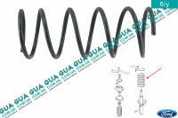Пружина передняя D11.75 мм Ford / ФОРД ESCORT 1992-1995 / ЭСКОРТ 92-95 1.3 (1299 куб. см.)