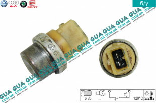 Датчик температуры охлаждающей жидкости 1 шт.   