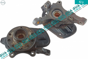 Поворотный кулак / цапфа правая с ступицей под ABS / АБС / 33 шлица   