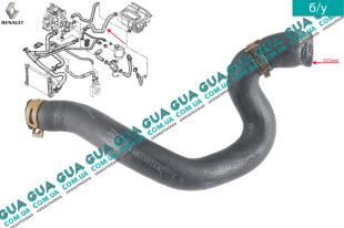 Патрубок / шланг системы отопления / трубка радиатора печки   