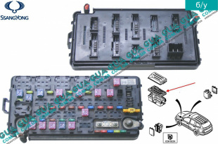 Блок предохранителей SsangYong / САНГЙОНГ KYRON 2.0XDI (1998 куб.см.)
