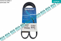 Ремень генератора ручейковый 6PK1040