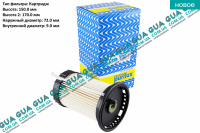 Фильтр топливный 12- Seat / СЕАТ LEON 2005- 1.6TDI (1598 куб.см.)