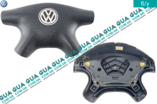 Накладка декоративная / крышка руля без AirBag VW / ВОЛЬКС ВАГЕН TRANSPORTER IV 1990-2003 / ТРАНСПОРТЕР 4 90-03 1.9TD (1896 куб.см.)