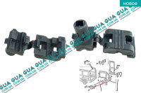 Клипса крепление тяги наружной ручки задней  распашной  двери ( зажим / фиксатор / защелка ) 1шт