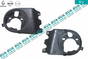 Крепление противотуманной фары правой до 2007 ( панель / рамка )   