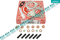 Монтажный ремкомплект для установки турбины ( шпильки / гайки / сальник / прокладка ) Volvo / ВОЛЬВО V40 2000-2004 1.9DI (1870 куб.см.)