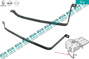 Кронштейн крепления топливного бака   