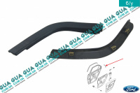 Молдинг задней правой двери ( накладка декоративная ) Ford / ФОРД MONDEO III 2001-2007 / МОНДЕО 3 2.0 16V (1999 куб.см.)