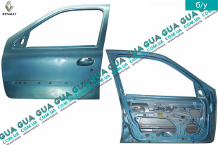 Дверь передняя левая ( 5 двери ) Renault / РЕНО CLIO II / КЛИО 2 1.9DTI (1870 куб.см.)