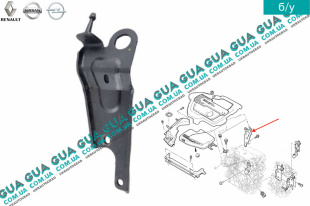 Кронштейн / подъемная скоба двигателя правая   
