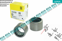 Подшипник игольчатый верхний рычага ( втулка вала / вилки КПП ) переключения передач 21x15x14,5 ( дв. BLS кпп. DSG ) 1шт.