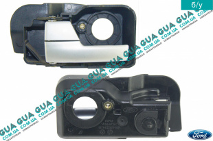 Ручка двери внутренняя левая Ford / ФОРД MONDEO III 2001-2007 / МОНДЕО 3 1.8TDCI (1753 куб.см.)