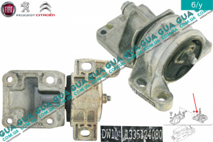 Подушка / опора двигателя левая Peugeot / ПЕЖО BOXER II 2002-2006 / БОКСЕР 2 02-06 2.0HDI (1997куб.см.)