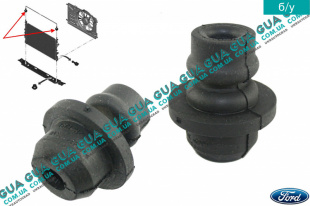 Подушка крепления основного радиатора ( верхняя )   