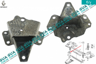 Кронштейн / рычаг задней балки правый ( 1 шт. )   