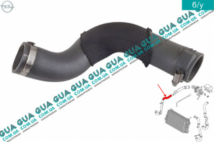 Патрубок интеркулера от турбины к радиатору   