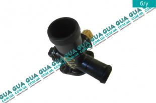 Фланец охлаждающей жидкости ( Тройник системы охлаждения )   