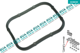 Прокладка впускного коллектора 1шт Volvo / ВОЛЬВО S40 II 1.6D (1560 куб.см.)