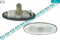 Указатель поворота боковой повторитель белый ( поворотник )	 Mazda / МАЗДА 323 F 1998-2004 1.5 16V (1498 куб.см. )