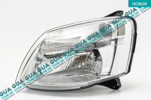 Фара передняя левая ( электрический корректор ) -07   
