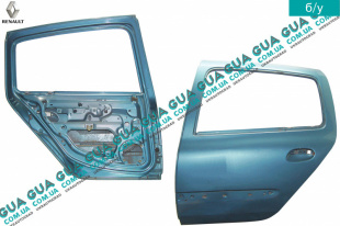 Дверь задняя левая Renault / РЕНО CLIO II / КЛИО 2 1.9DTI (1870 куб.см.)