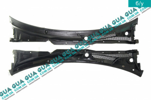 Планка под лобовое стекло нижняя ( решетка стеклоочистителя ) Nissan / НИССАН ALMERA N16 / АЛЬМЭРА Н16 2.2 DCI ( 2184 куб.см.)