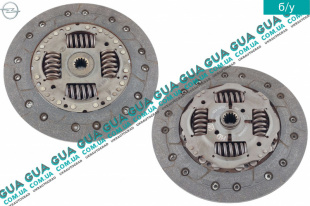 Диск сцепления ( фередо ) D205 Opel / ОПЕЛЬ ASTRA G 2000-2005 / АСТРА Ж 00-05 1.6 (1598 куб.см.)