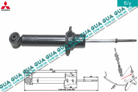 Амортизатор передний газовый ( стойка ) Mitsubishi / МИТСУБИСИ PAJERO III 2000-2006 / ПАДЖЕРО 3 00-06 3.2DI-D (3200 куб.см.)