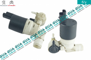 Насос ( моторчик ) стеклоомывателя на 2 выхода   