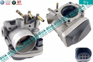 Регулирующая заслонка, подача воздуха / дроссельная заслонка   