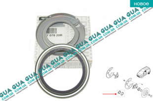 Кольцо ABS  заднее ( венец / фиксатор датчика АБС )    