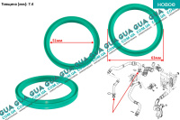 Кольцо уплотнительное / прокладка / сальник патрубка турбины /трубки интеркулера D52mm