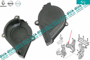 Защита ремня ГРМ ( крышка )   