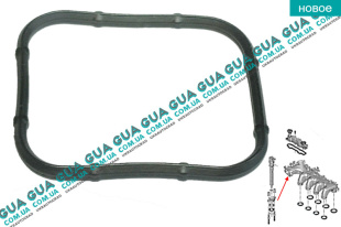 Прокладка впускного коллектора 1шт Volvo / ВОЛЬВО S40 II 1.6D (1560 куб.см.)