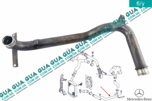 Патрубок интеркулера нижний   