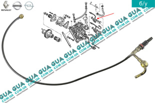 Трубка / тройник топливной системы Nissan / НИССАН INTERSTAR 1998-2010 / ИНТЭРСТАР 98-10 2.8DTI (2799 куб.см.)