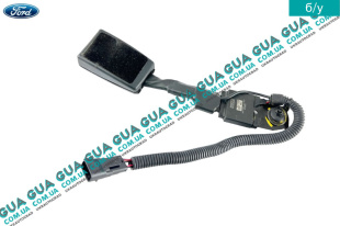 Замок ремня безопасности пассажирский передний ( ответная часть ремня безопасности ) Ford / ФОРД FOCUS C-MAX 2007- / ФОКУС С-МАКС 07- 1.6 EcoBoost (1596 куб. см.)