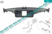 Воздуховод отопителя / печки салона торпедо / центральный Nissan / НИССАН ALMERA N16 / АЛЬМЭРА Н16 2.2 DCI ( 2184 куб.см.)