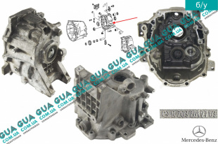 Корпус / крышка задняя / картер КПП 6-ти ступенчатой ( кейс механической коробки переключения передач )   
