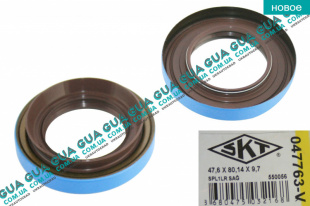 Сальник хвостовика редуктора заднего моста 47.6x80.14x9.7/16.1 ( V-347 RWD)   