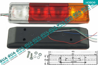Фонарь задний правый / левый 1 шт.